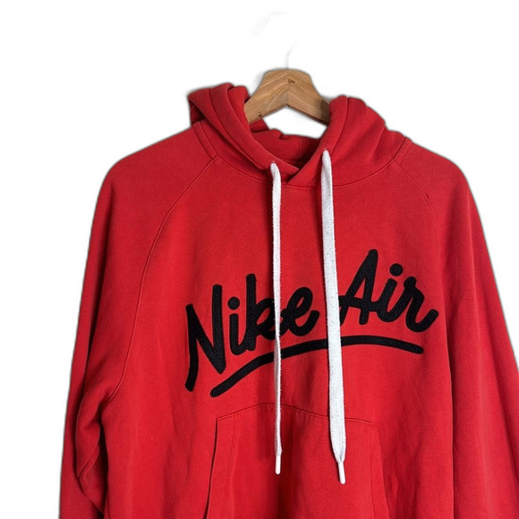 Nike Pullover Vintage Script Hoodie pullover in red size medium - Picture 3 of 11